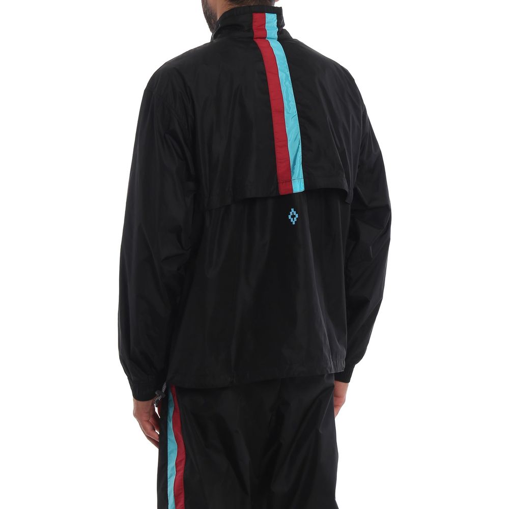 Marcelo Burlon Black Polyamide Shell Jacket | Regal Royce