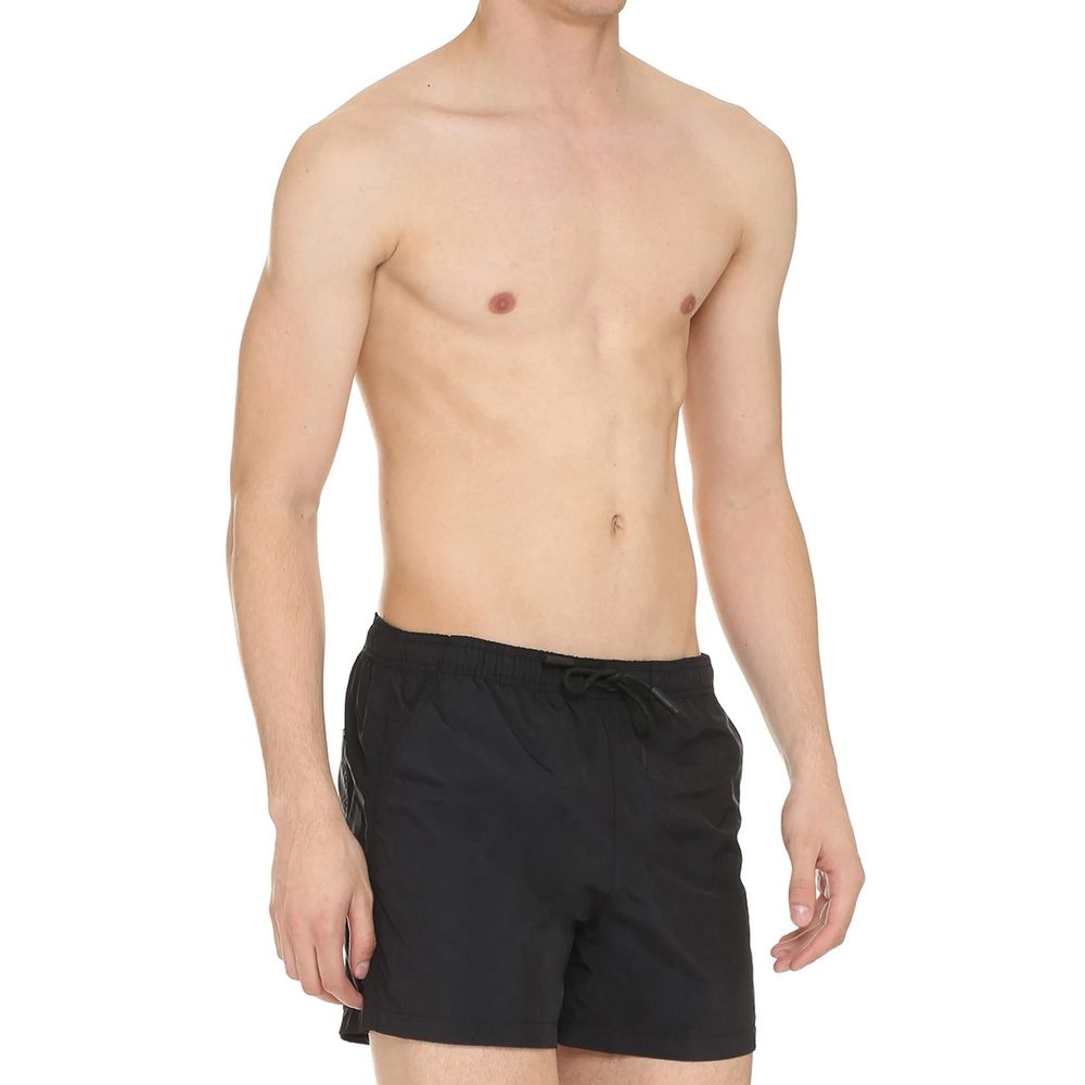 Marcelo Burlon Black Polyamide Short And Mini Shorts | Regal Royce