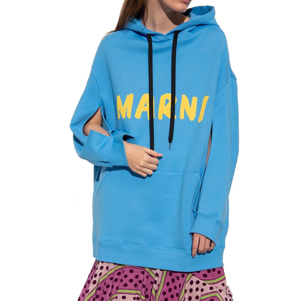 Marni Blue Cotton Sweatshirt | Regal Royce