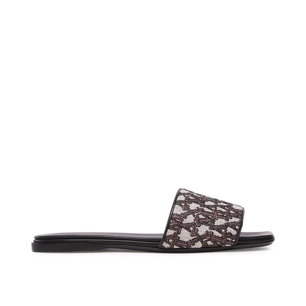 Max Mara Brown Polyamide Slides | Regal Royce