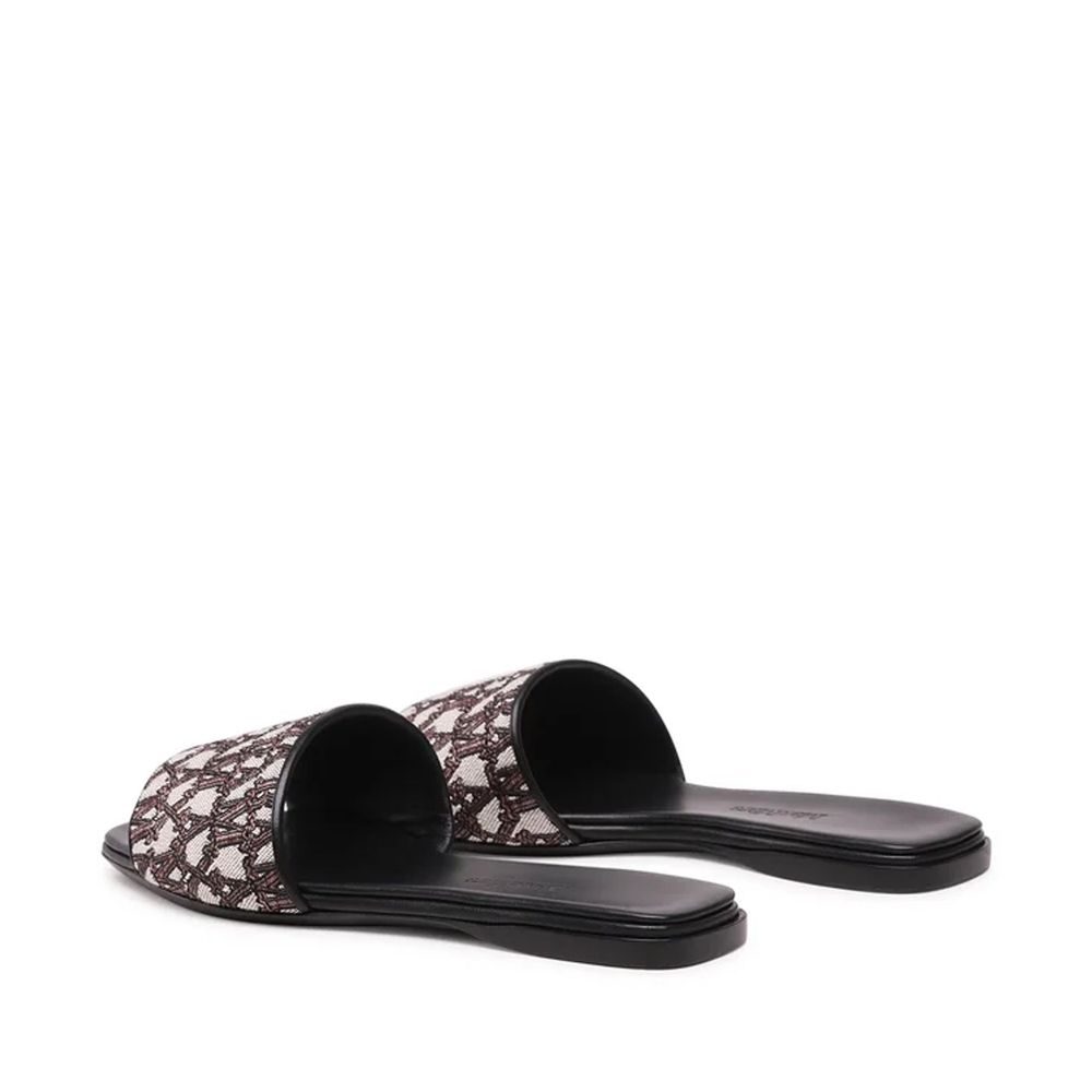 Max Mara Brown Polyamide Slides | Regal Royce
