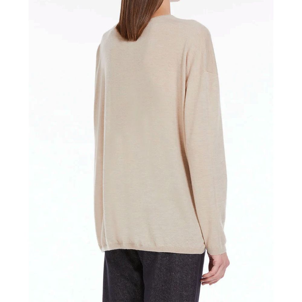 Max Mara Beige Cashmere Cashmere Sweater | Regal Royce