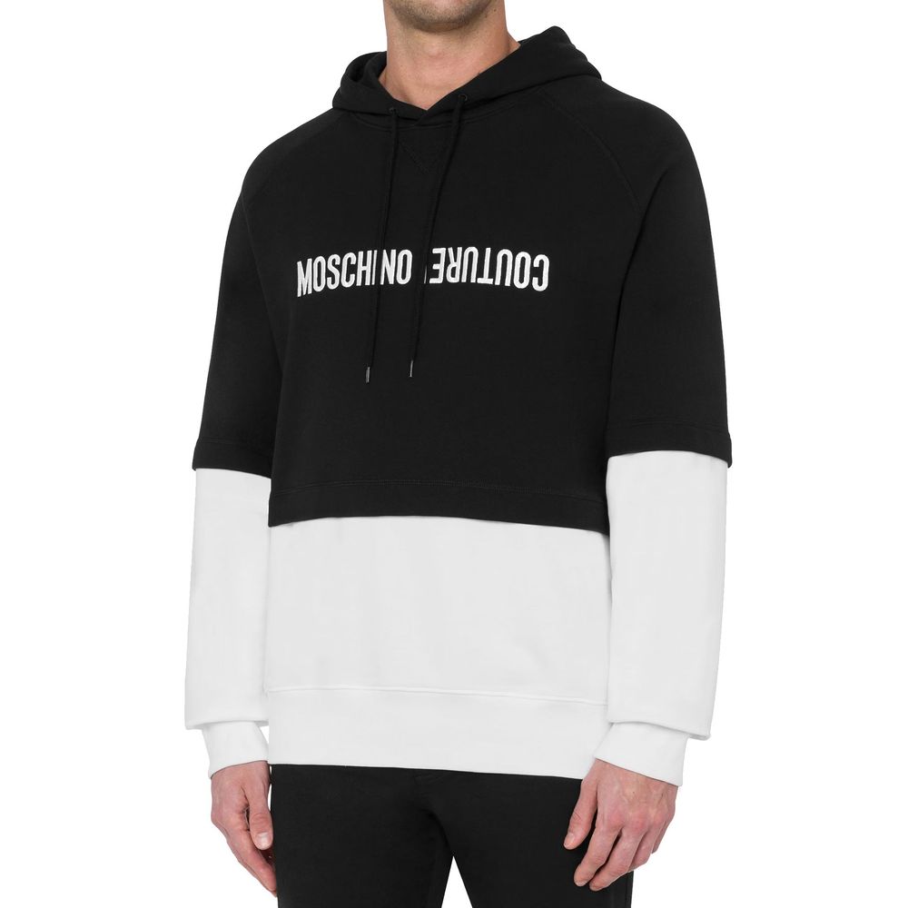 Moschino Black Cotton Sweatshirt | Regal Royce