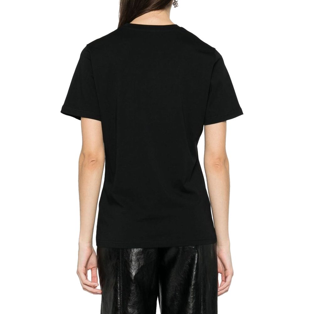Moschino Couture Black Cotton T-Shirt | Regal Royce
