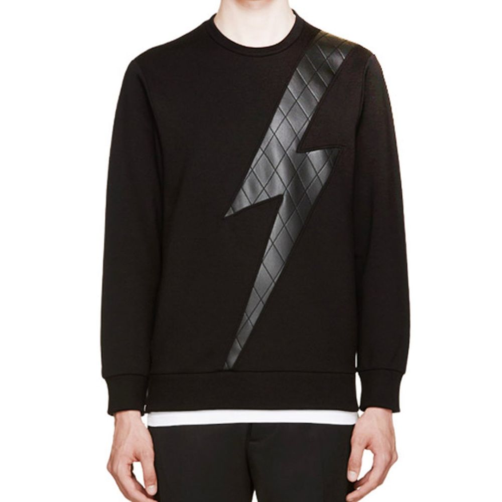 Neil Barrett Black Lyocell Sweatshirt | Regal Royce