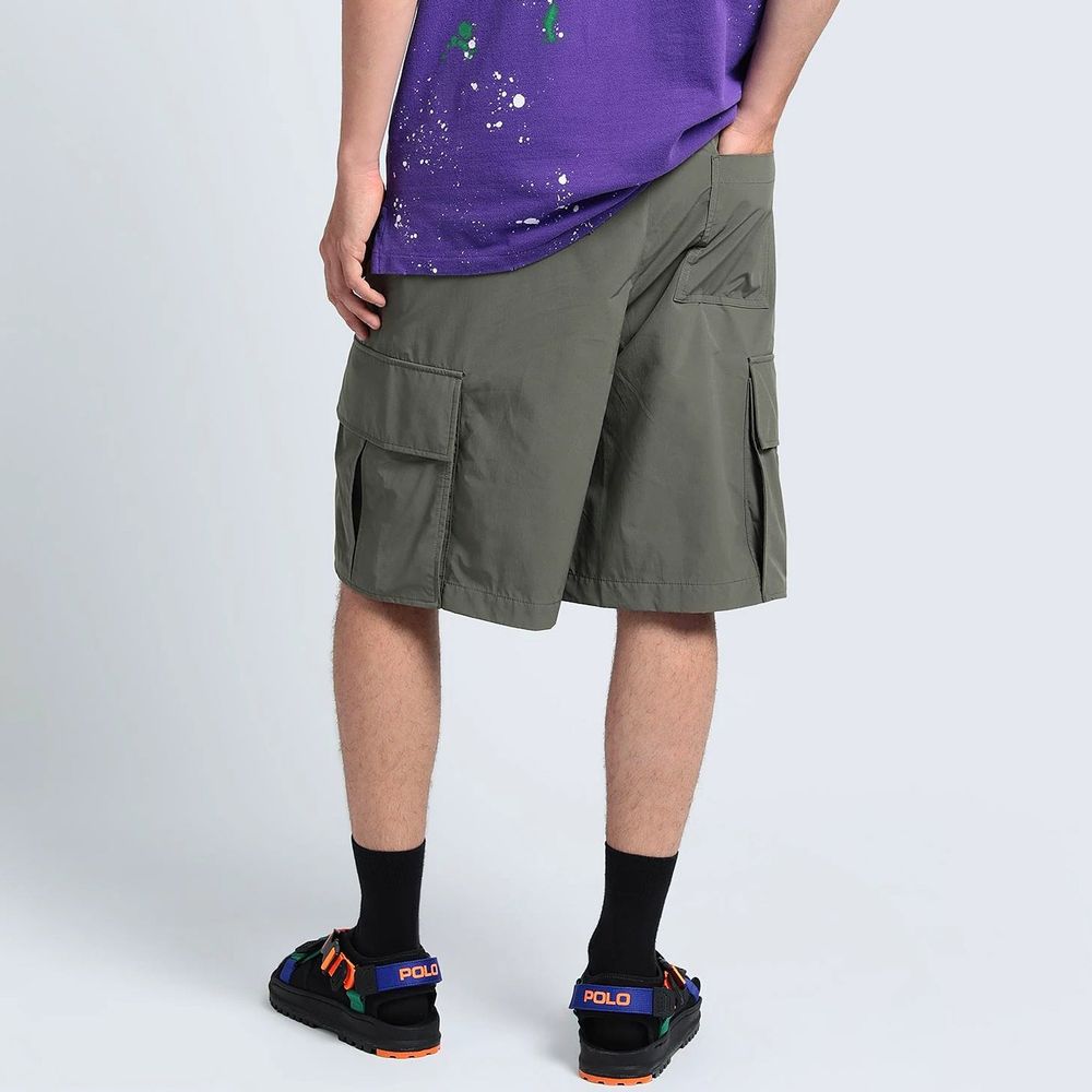 Off-White Bicolor Polyamide Cargo Shorts | Regal Royce