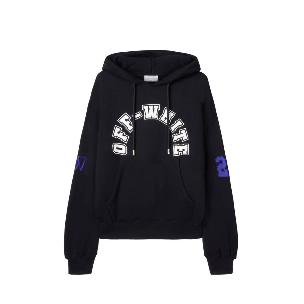 Off-White Black Cotton Sweatshirt | Regal Royce