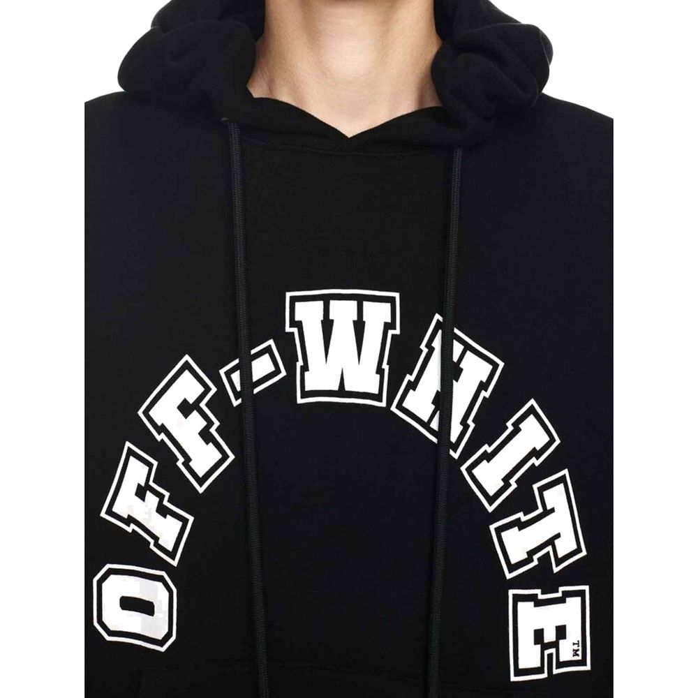 Off-White Black Cotton Sweatshirt | Regal Royce