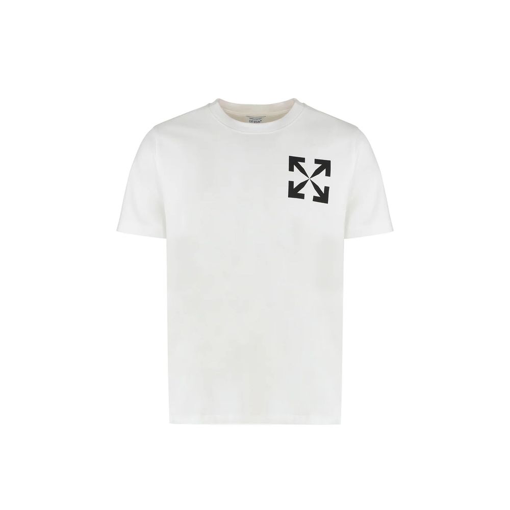 Off-White White Cotton T-Shirt | Regal Royce