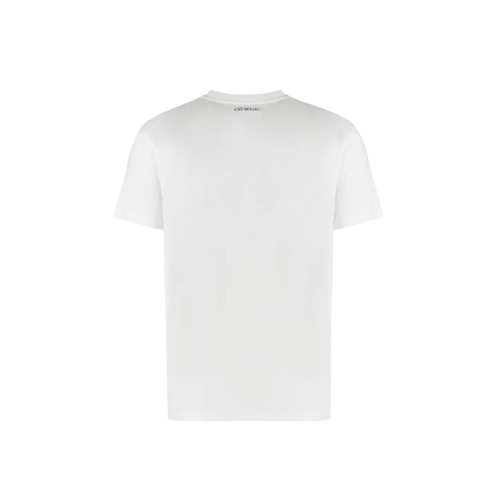 Off-White White Cotton T-Shirt | Regal Royce