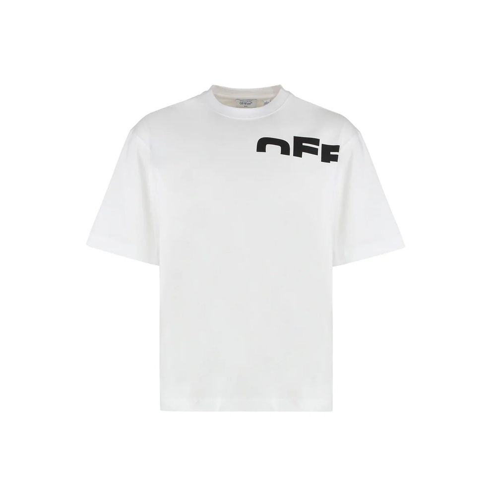 Off-White White Cotton T-Shirt | Regal Royce