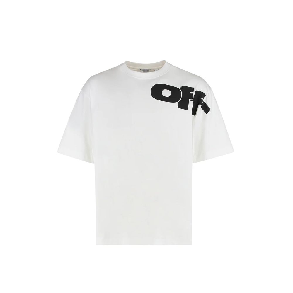 Off-White White Cotton T-Shirt | Regal Royce