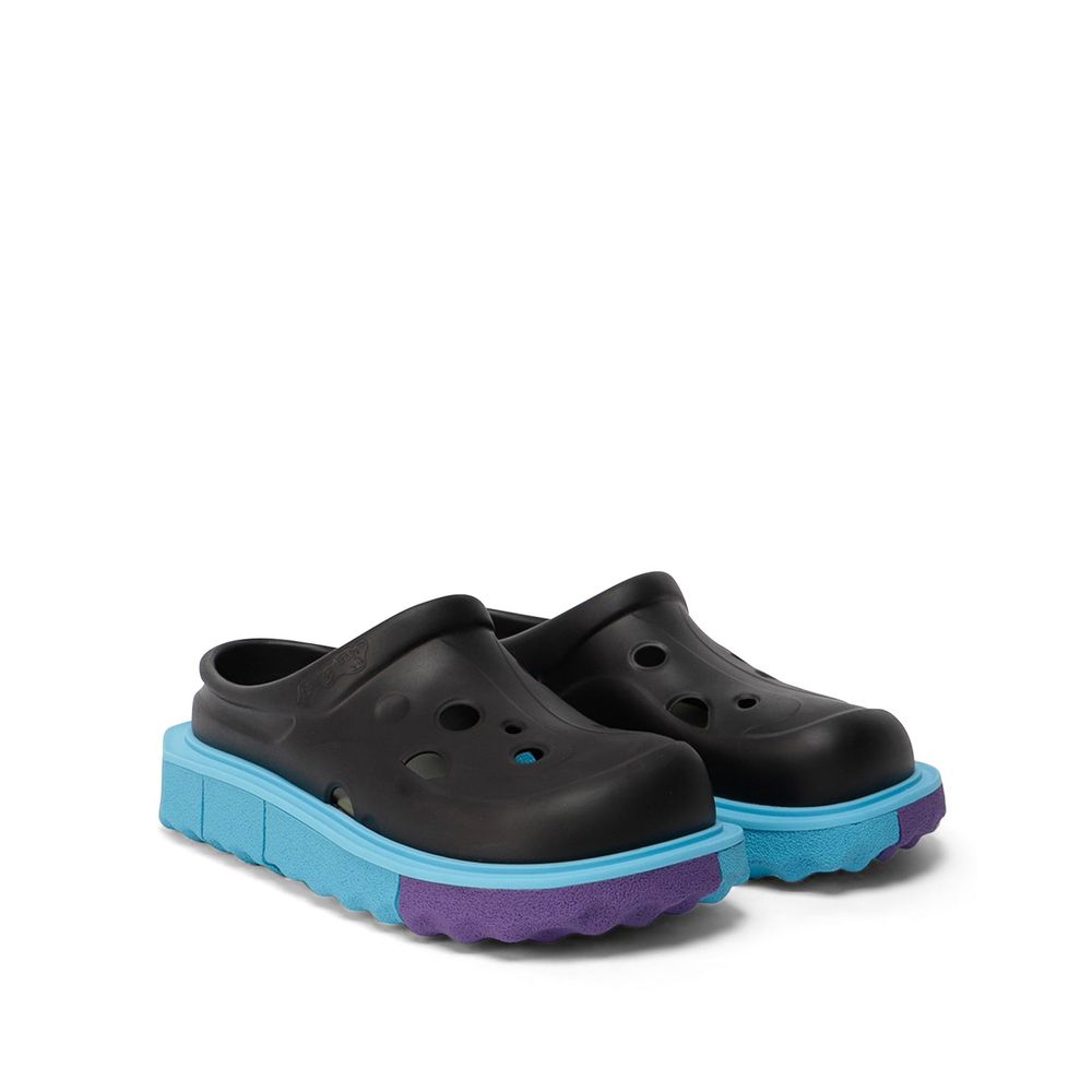 Off-White Black Rubber Slippers | Regal Royce