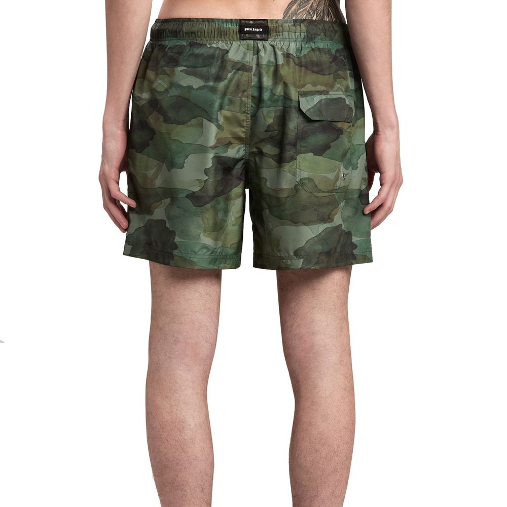 Palm Angels Bicolor Polyester Swim Shorts | Regal Royce