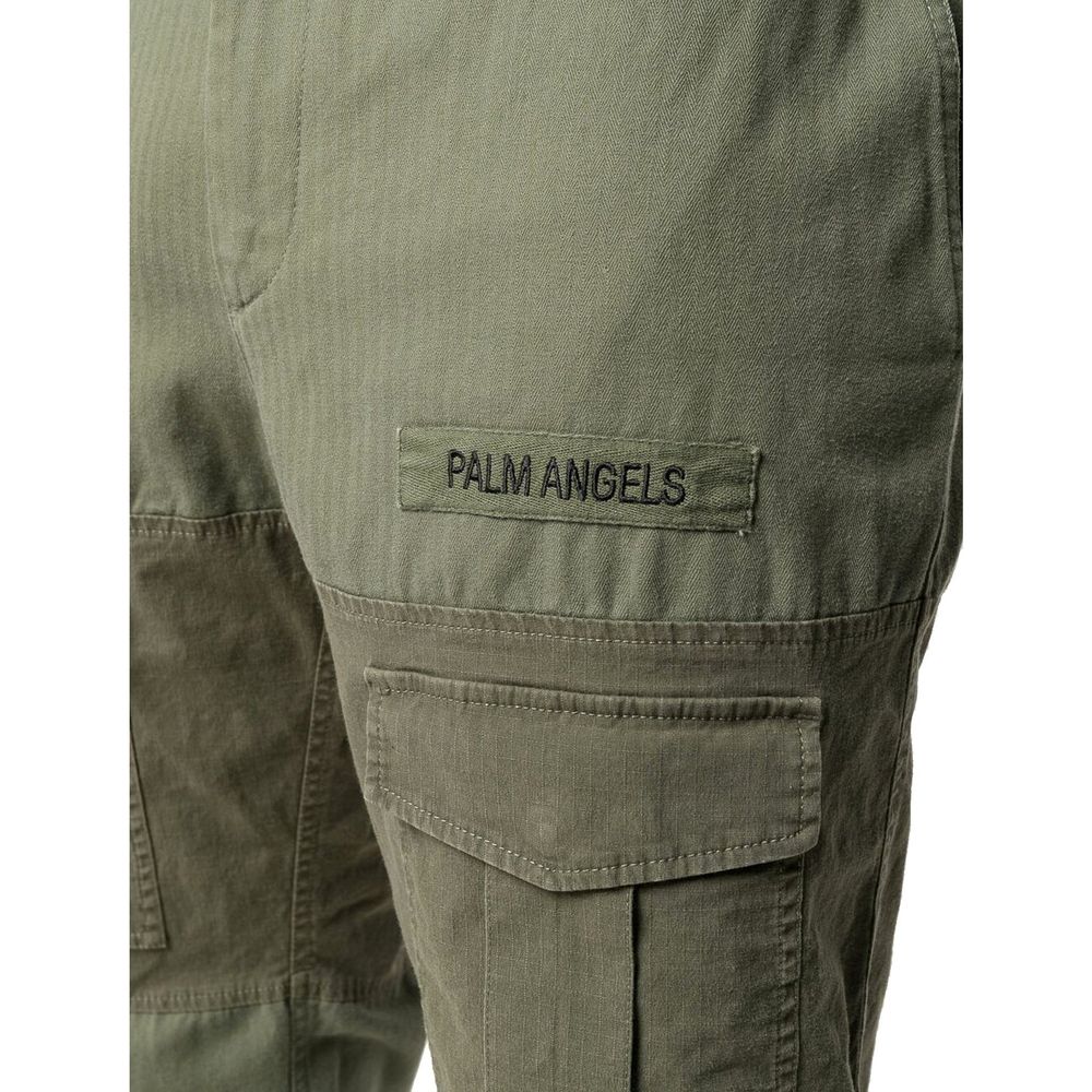 Palm Angels Bicolor Cotton Cargo Pants | Regal Royce