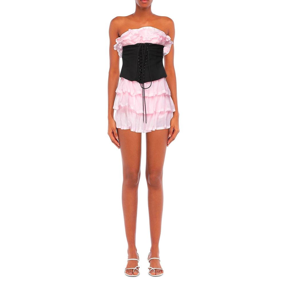 Philosophy di Lorenzo Serafini Multicolor Cotton Cocktail Dress | Regal Royce