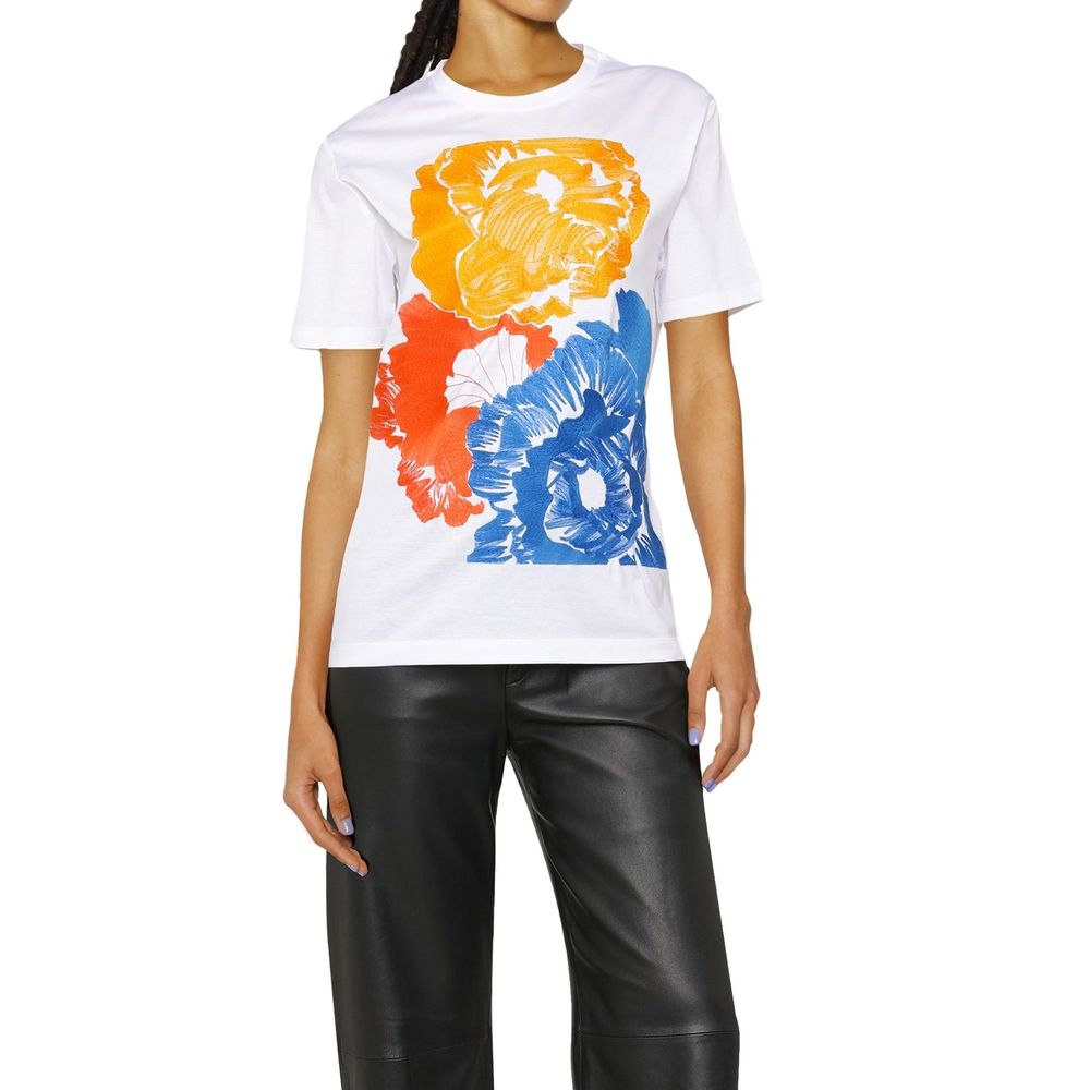 Salvatore Ferragamo White Cotton T-Shirt | Regal Royce