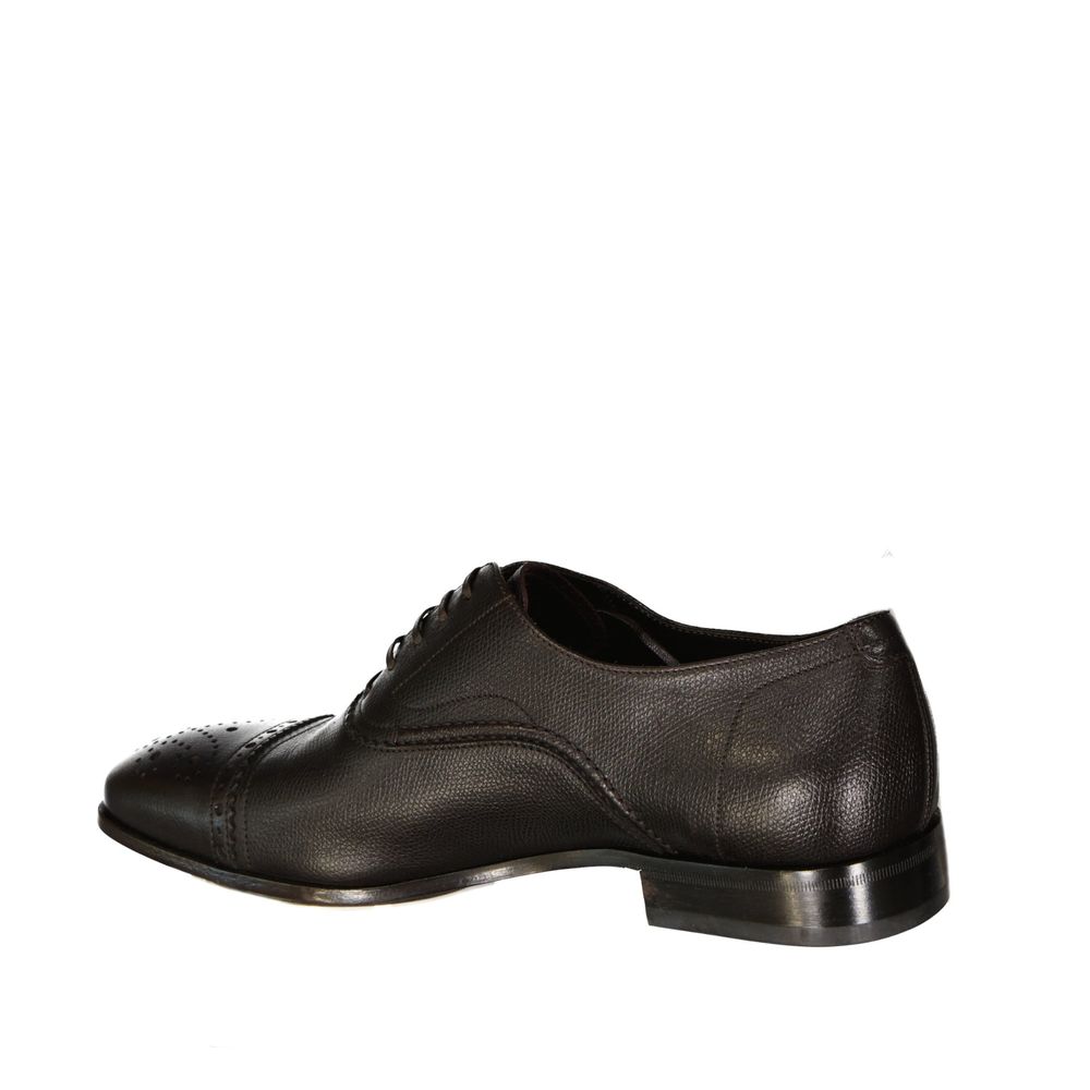 Salvatore Ferragamo Brown Calfskin Oxfords And Derbies | Regal Royce
