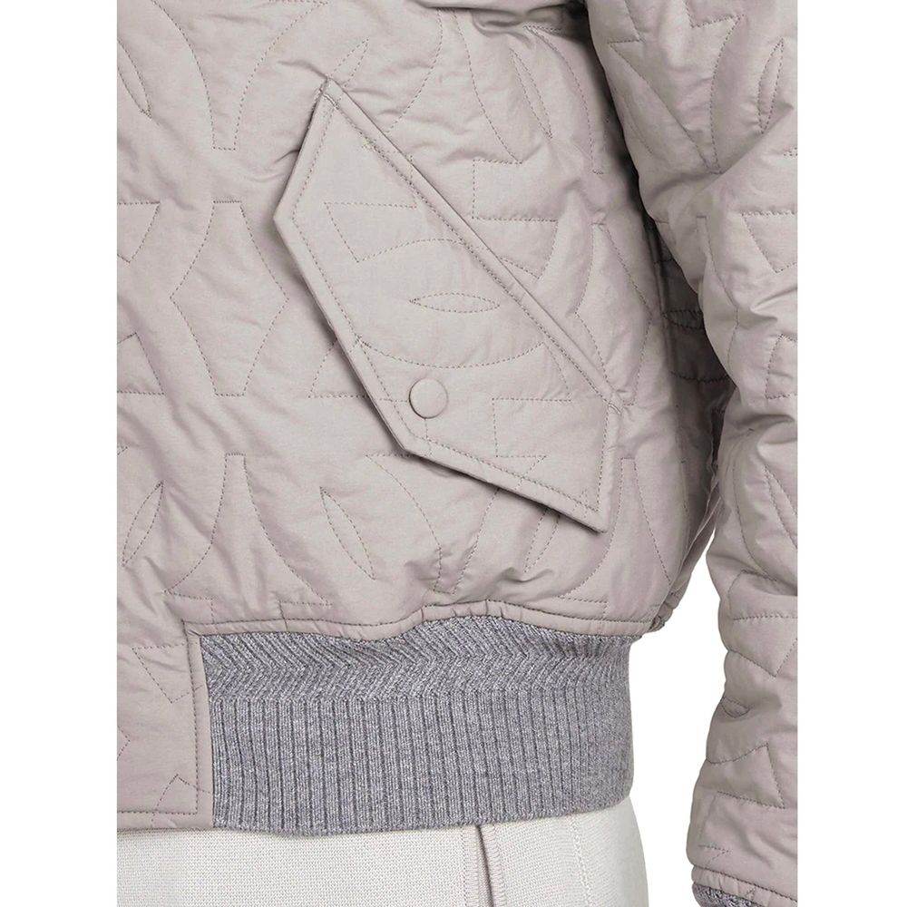 Salvatore Ferragamo Gray Polyester Bomber | Regal Royce