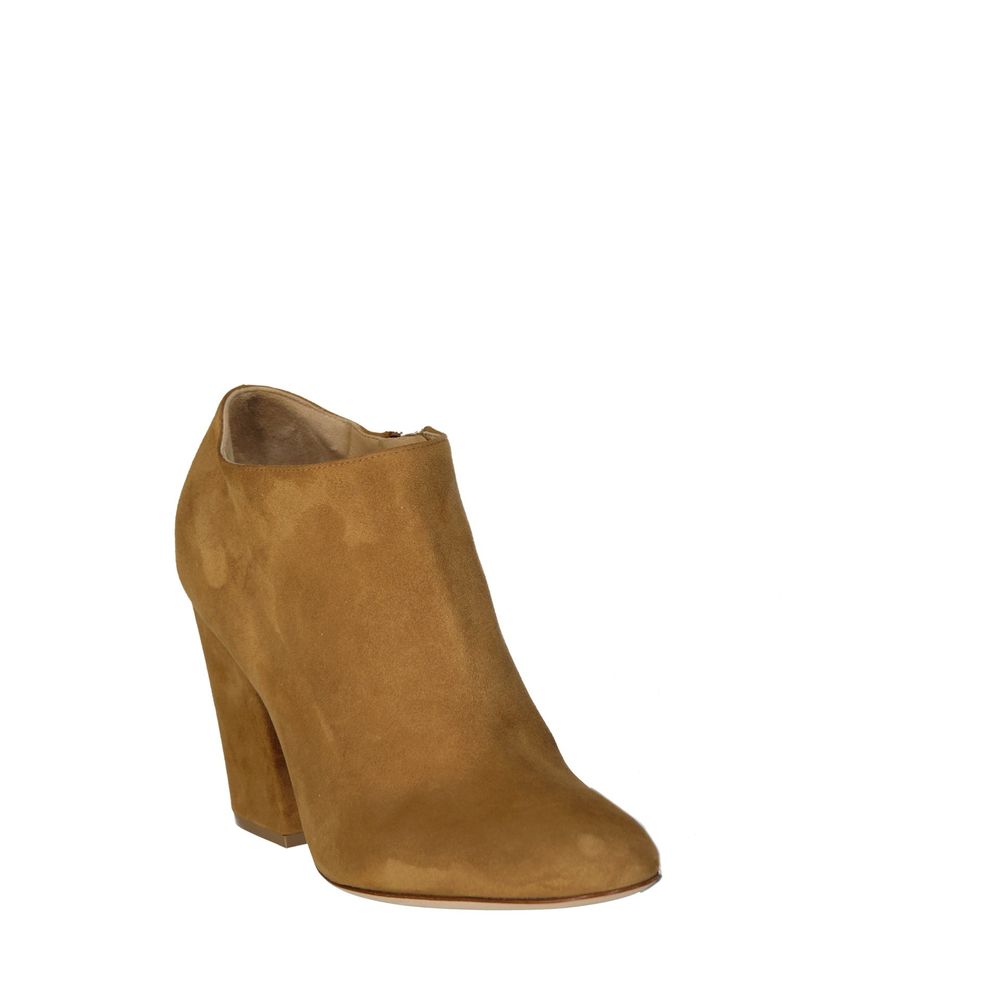 Sergio Rossi Brown Calfskin Ankle Boots | Regal Royce