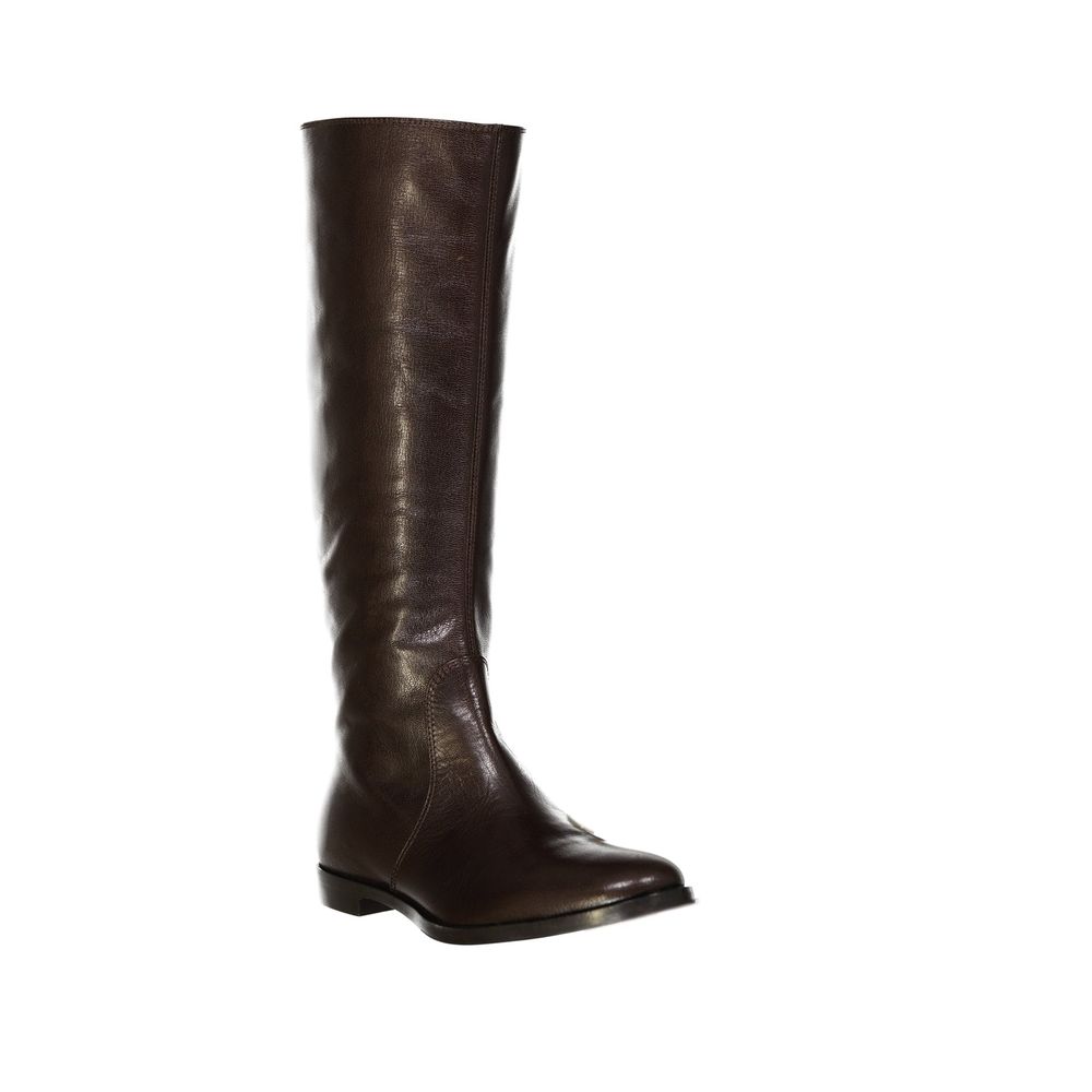 Sergio Rossi Brown Calfskin Boots | Regal Royce