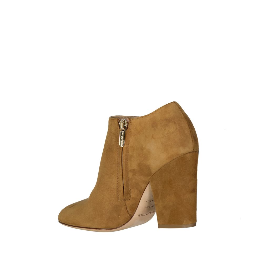 Sergio Rossi Brown Calfskin Ankle Boots | Regal Royce