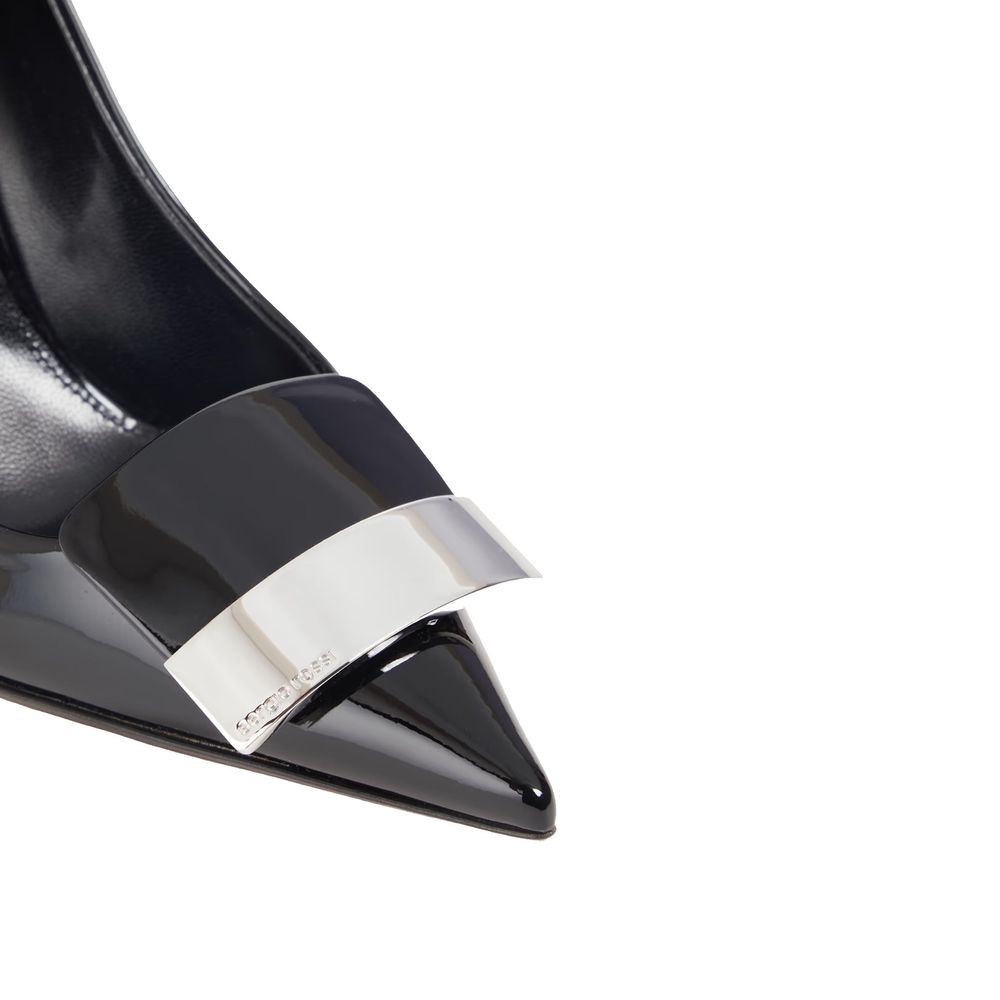Sergio Rossi Black Calfskin High Heel Pumps | Regal Royce