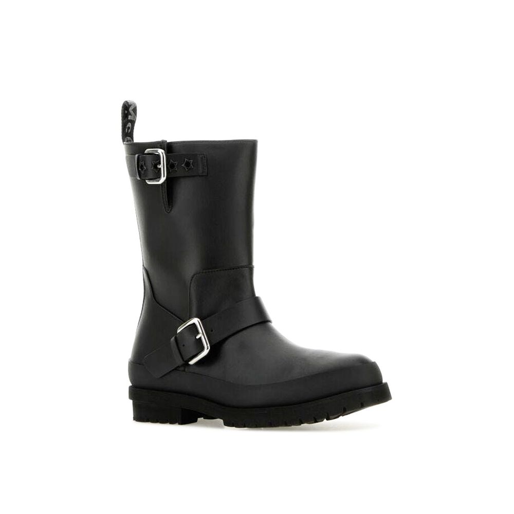 Stella McCartney Black Polyester Lace-Up Boots | Regal Royce