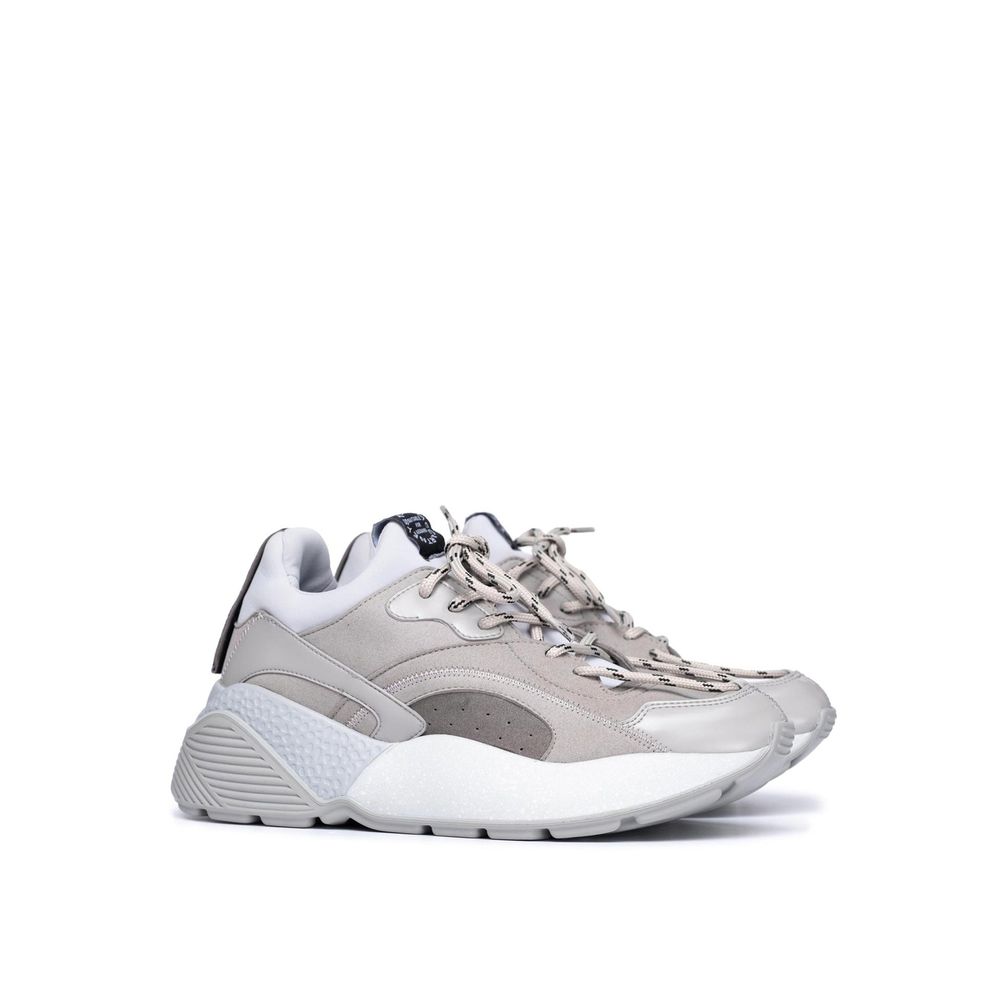 Stella McCartney Gray Vegan Leather Chunky Sneakers | Regal Royce
