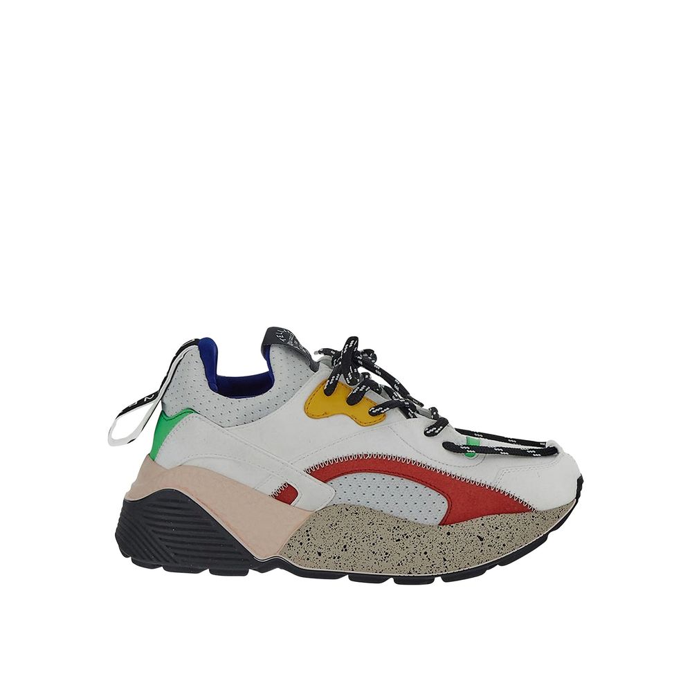 Stella McCartney White Vegan Leather Chunky Sneakers | Regal Royce