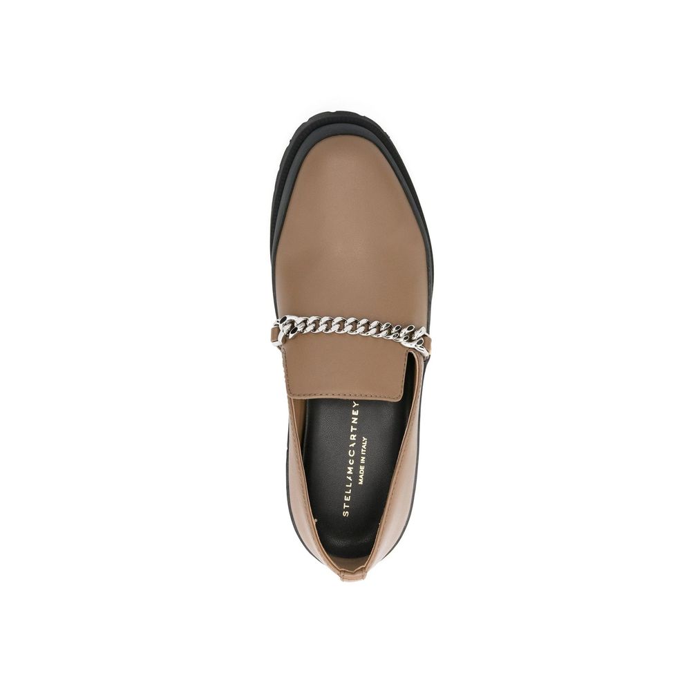 Stella McCartney Brown Vegan Leather Slip-On Loafers | Regal Royce