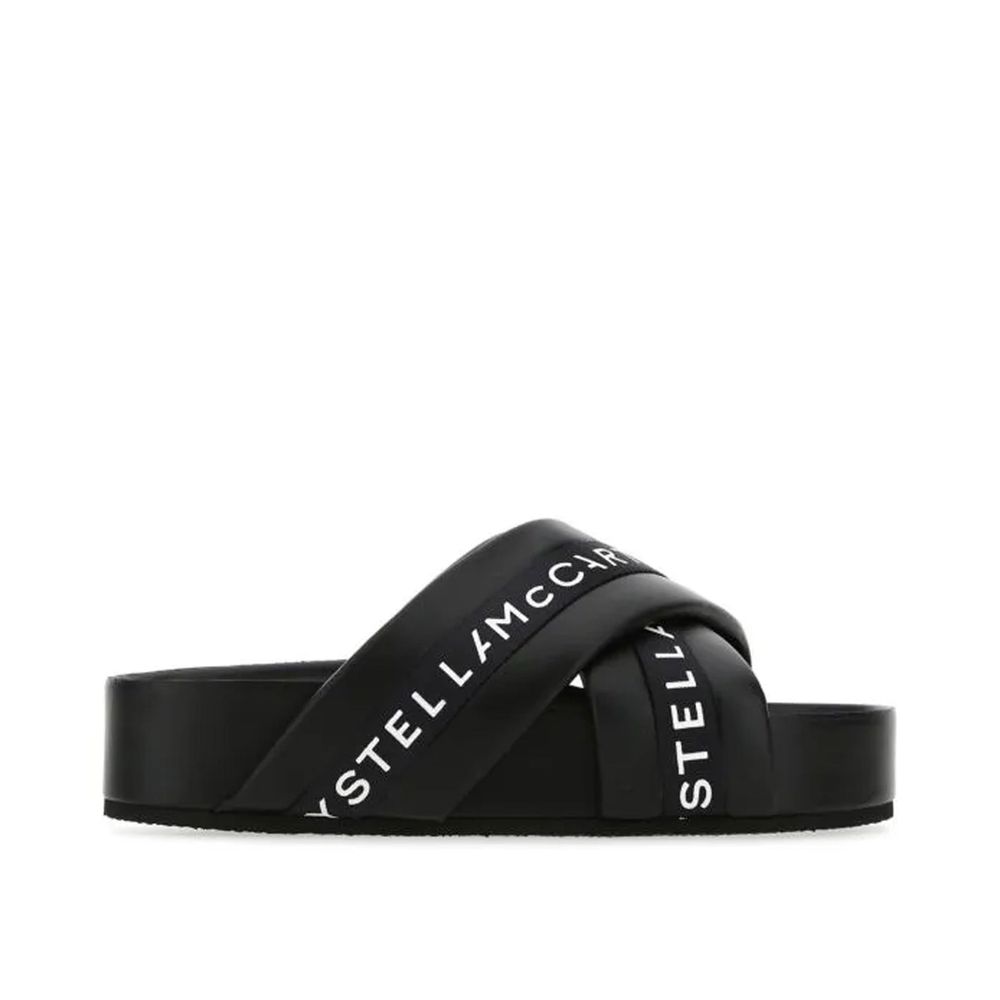 Stella McCartney Black Polyethylene Slippers | Regal Royce