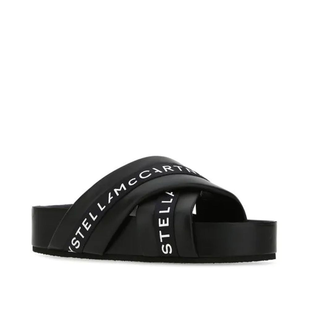 Stella McCartney Black Polyethylene Slippers | Regal Royce