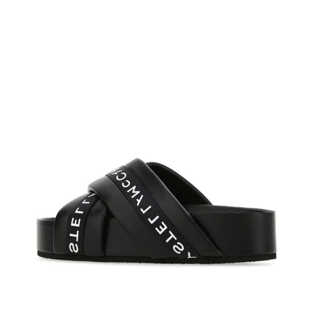 Stella McCartney Black Polyethylene Slippers | Regal Royce