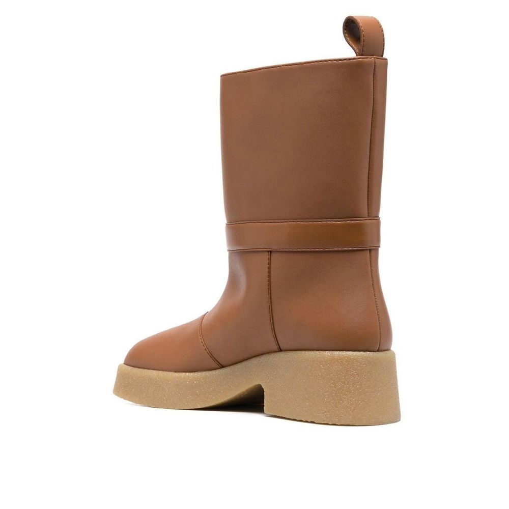 Stella McCartney Brown Polyethylene Rain Boots | Regal Royce