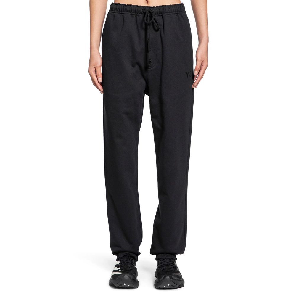 Y-3 Black Cotton Joggers (Workout Pants) | Regal Royce