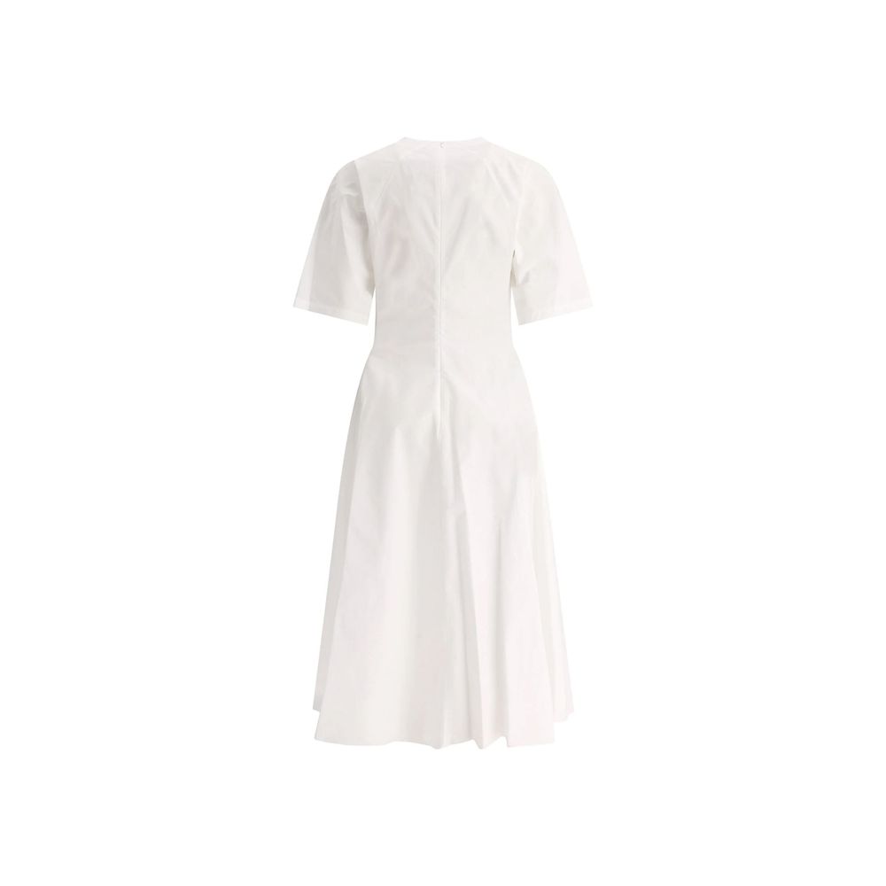 Alaïa White Cotton Casual Dress | Regal Royce