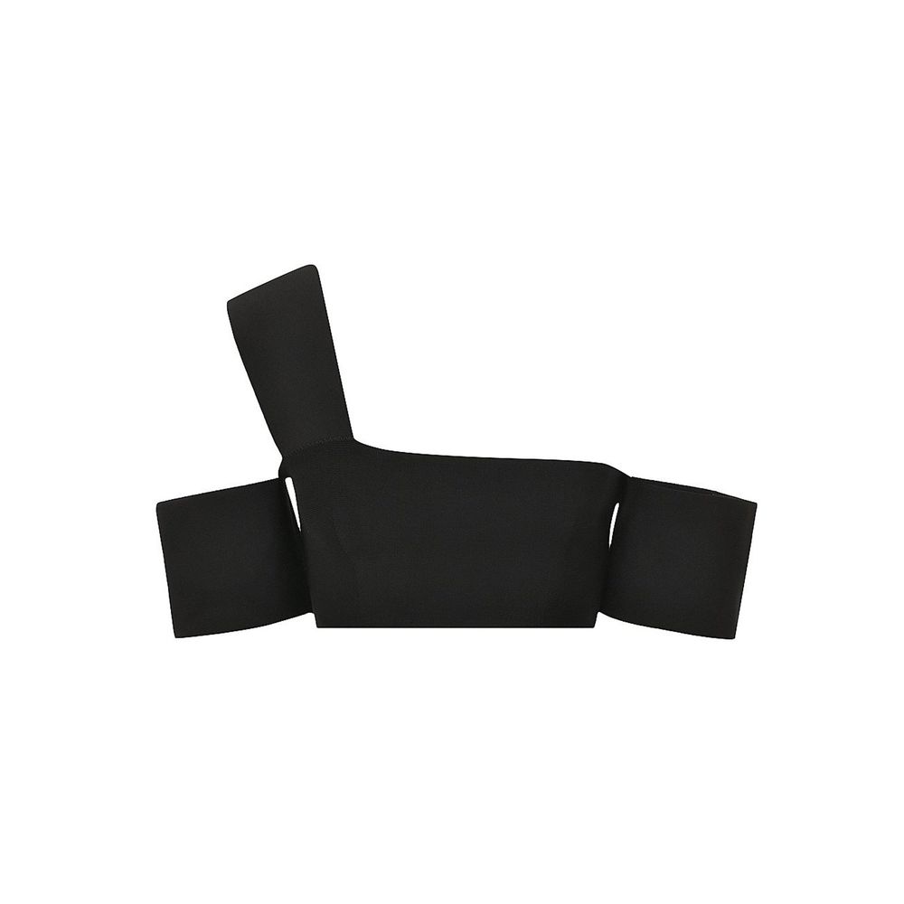 Alexander McQueen Black Elastane Tank Tops | Regal Royce