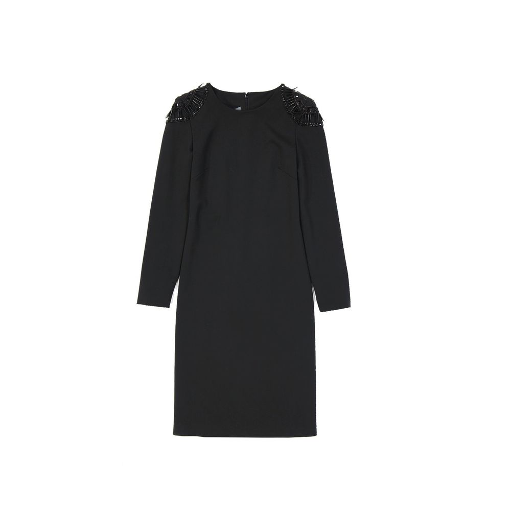 Alberta Ferretti Black Elastane Casual Dress | Regal Royce