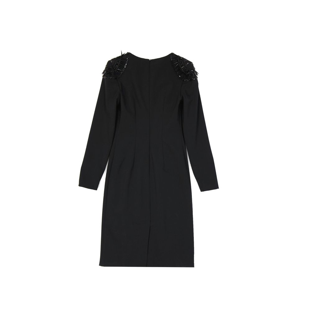 Alberta Ferretti Black Elastane Casual Dress | Regal Royce