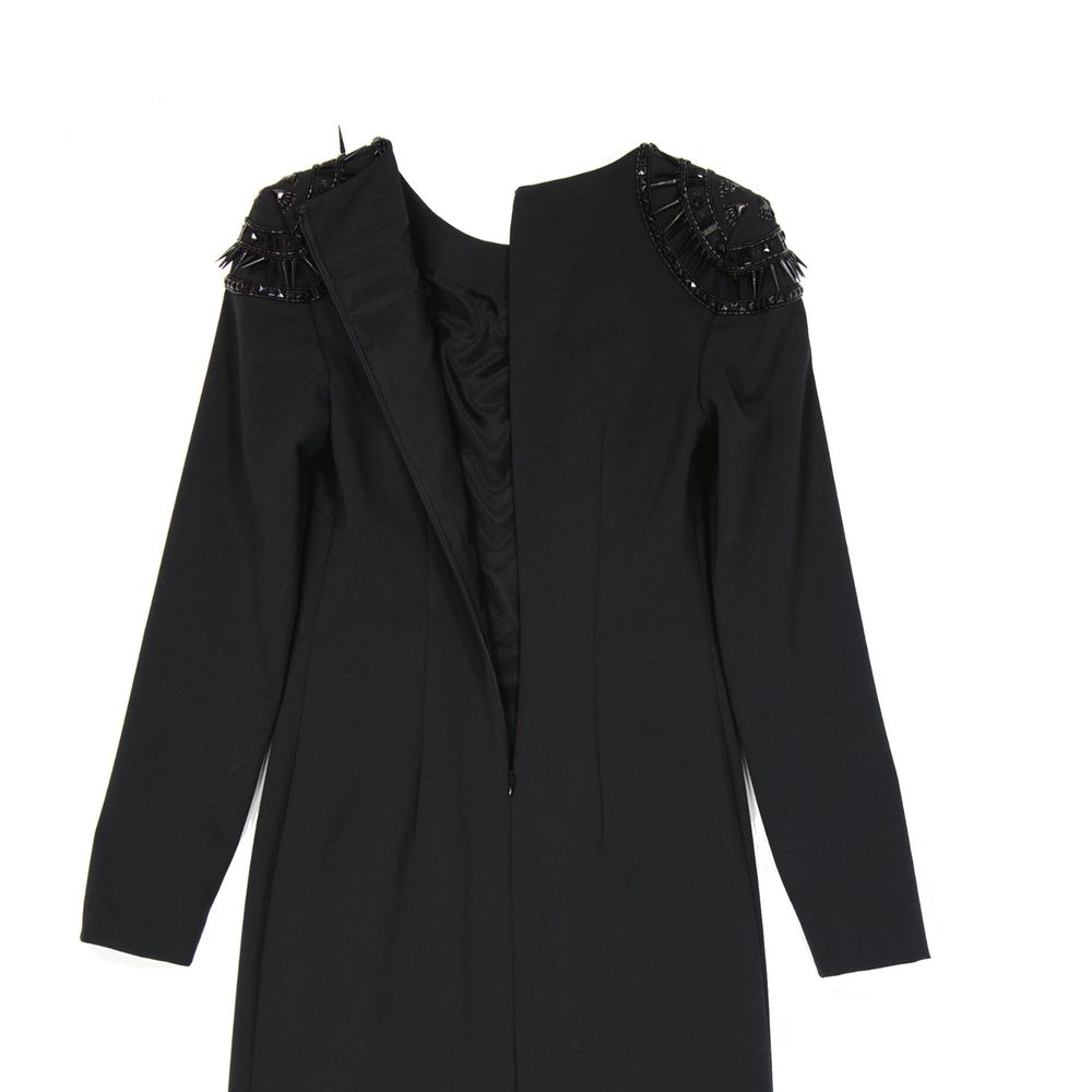 Alberta Ferretti Black Elastane Casual Dress | Regal Royce