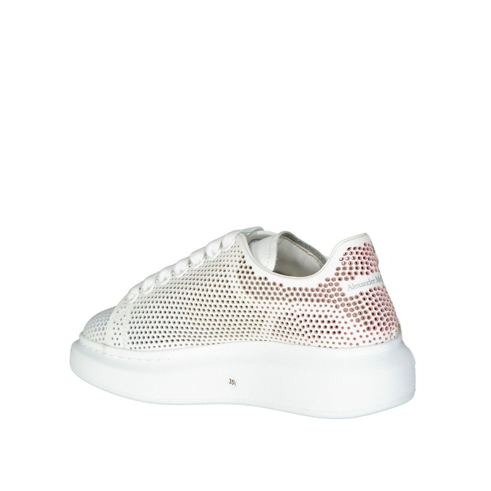 Alexander McQueen White Calfskin Low Top Sneakers | Regal Royce