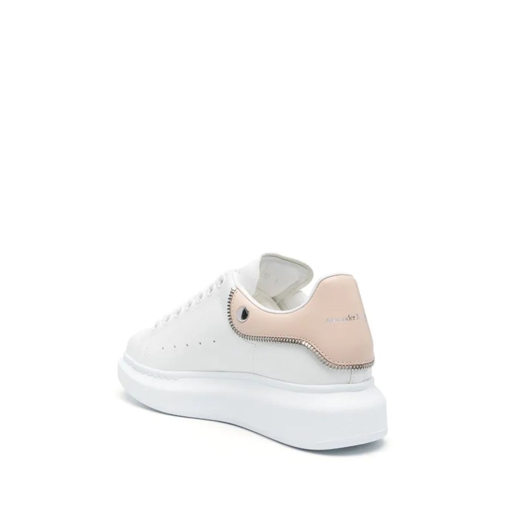 Alexander McQueen White Calfskin Platform Sneakers | Regal Royce