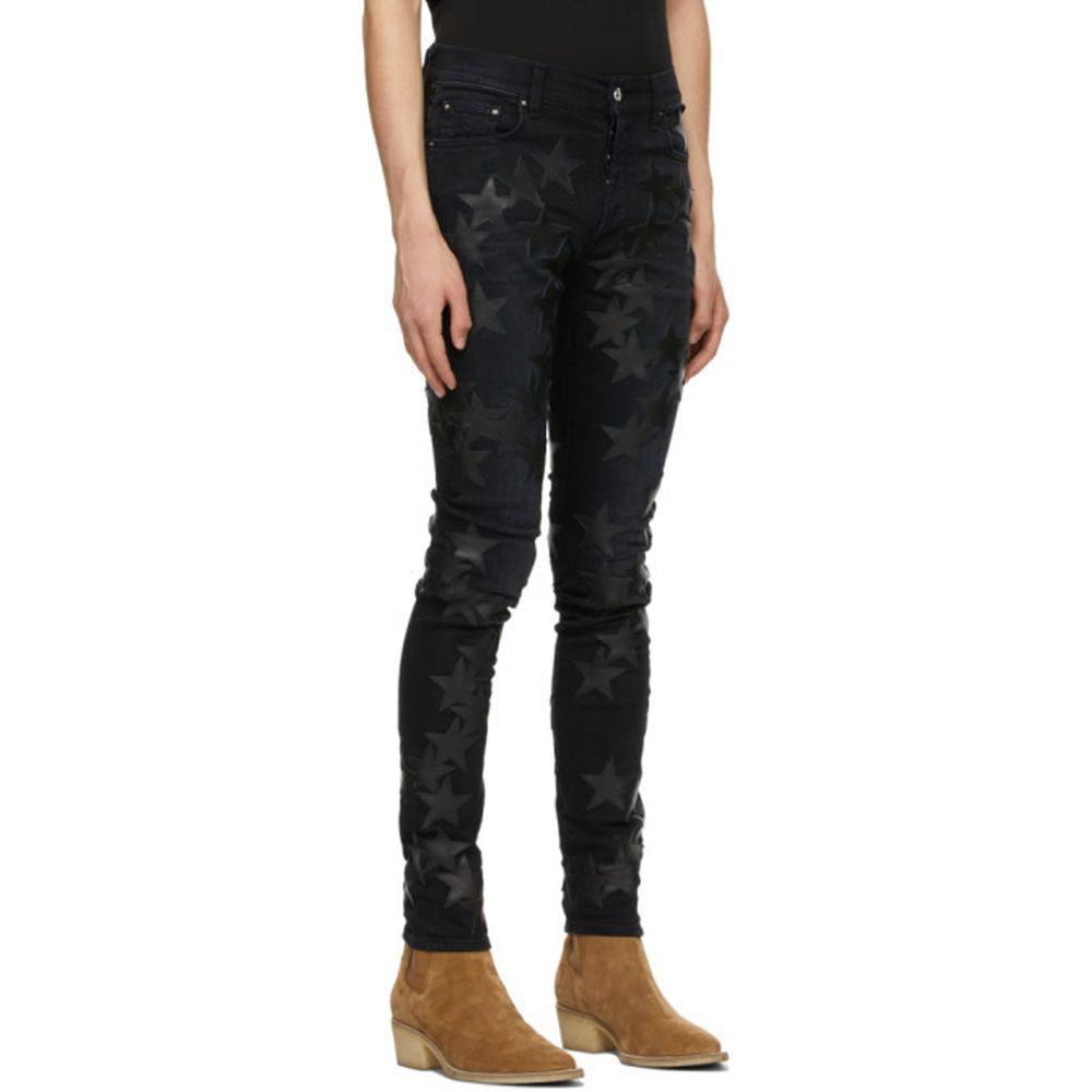 Amiri Gray Cotton Skinny Jeans | Regal Royce