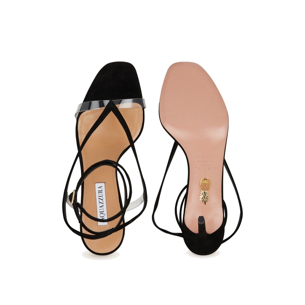 Aquazzura Black Calfskin High Heel Pumps | Regal Royce