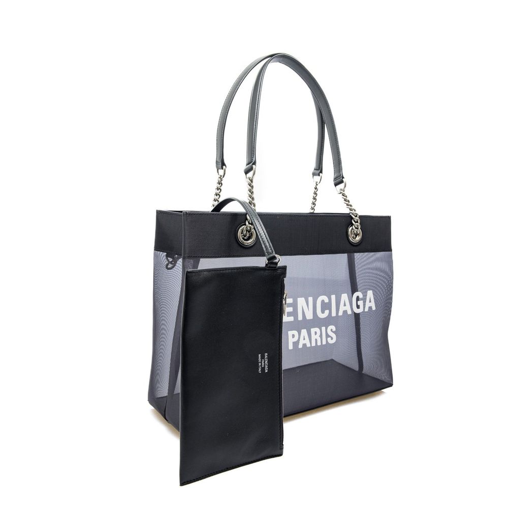 Balenciaga Black Polyester Tote Bag | Regal Royce