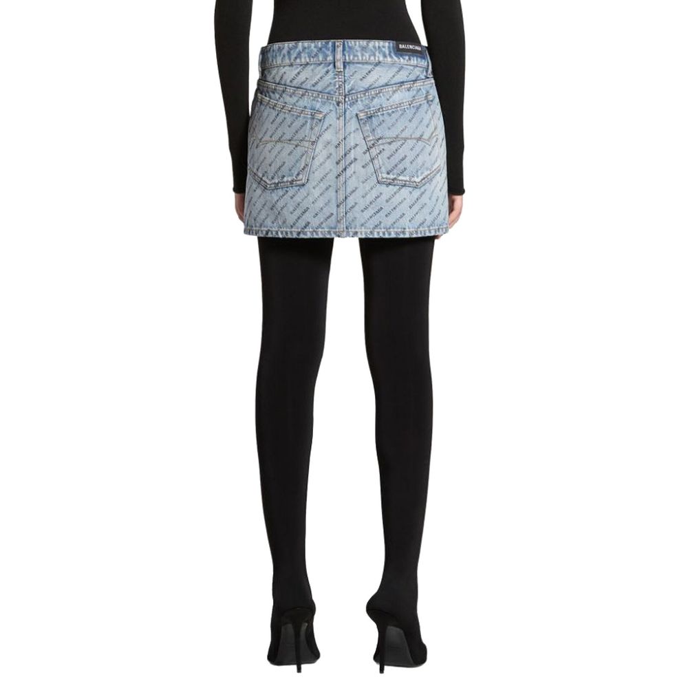Balenciaga Blue Denim Skirt | Regal Royce