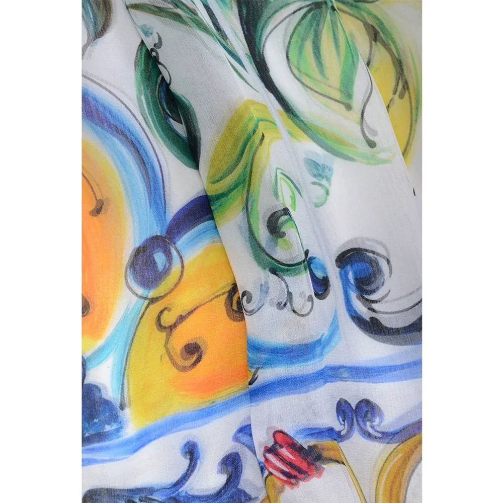 Dolce & Gabbana White Silk Casual Dress | Regal Royce