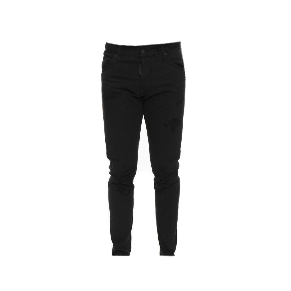 Dsquared² Black Cotton Skinny Jeans | Regal Royce