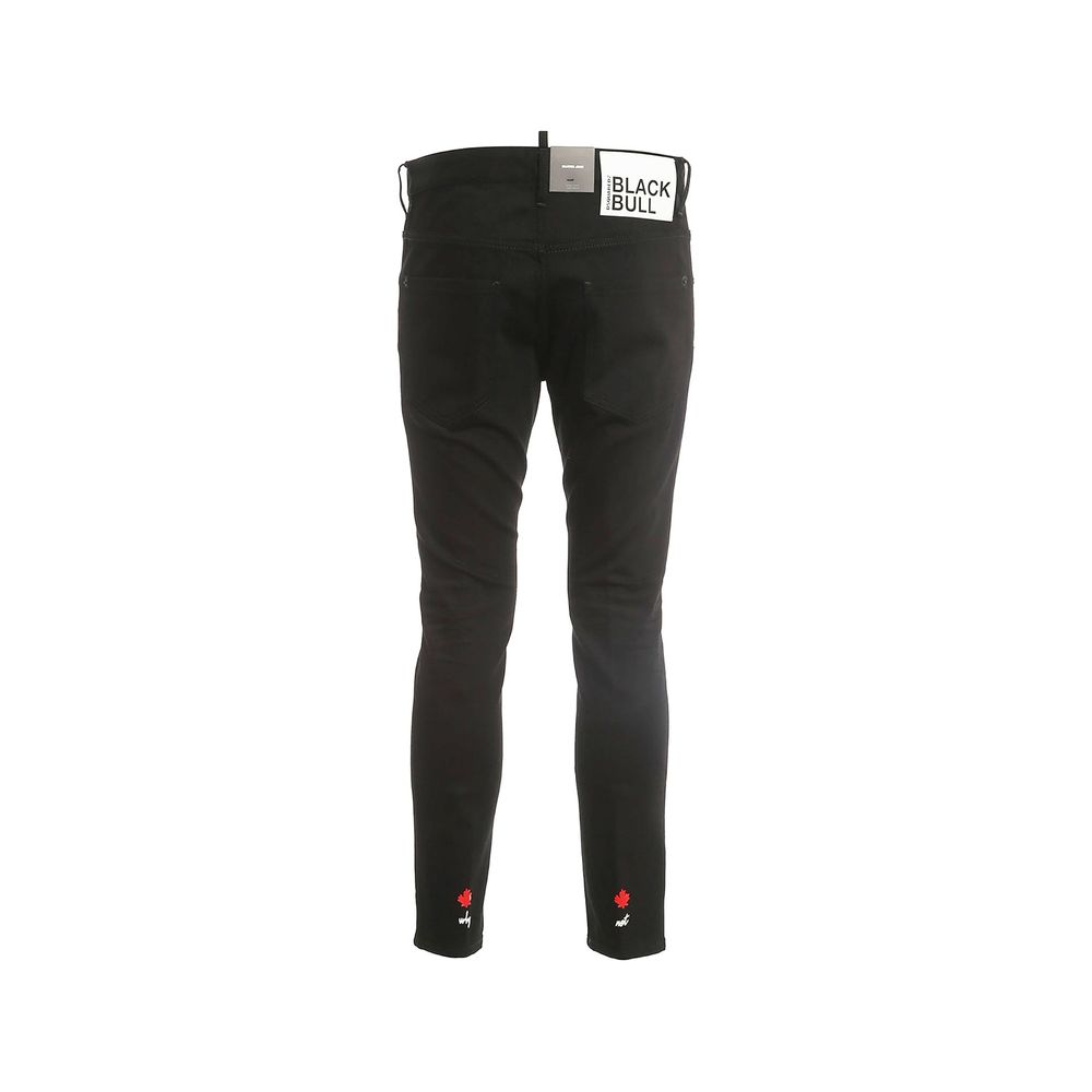 Dsquared² Black Cotton Skinny Jeans | Regal Royce